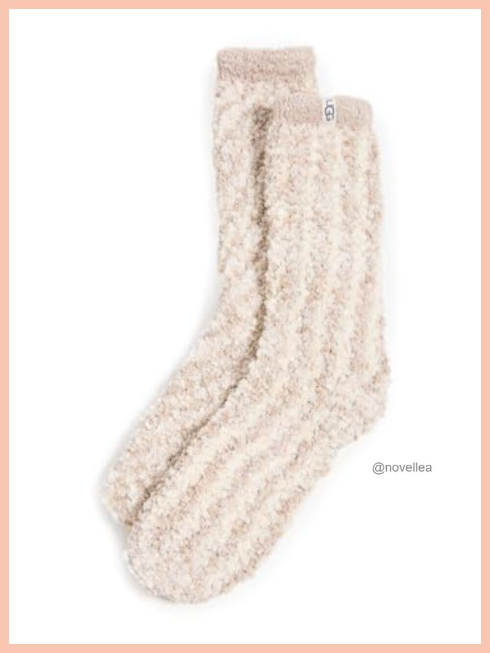 Cozy Chenille Mid-Calf Tube Socks Soft Twill Logo Casual